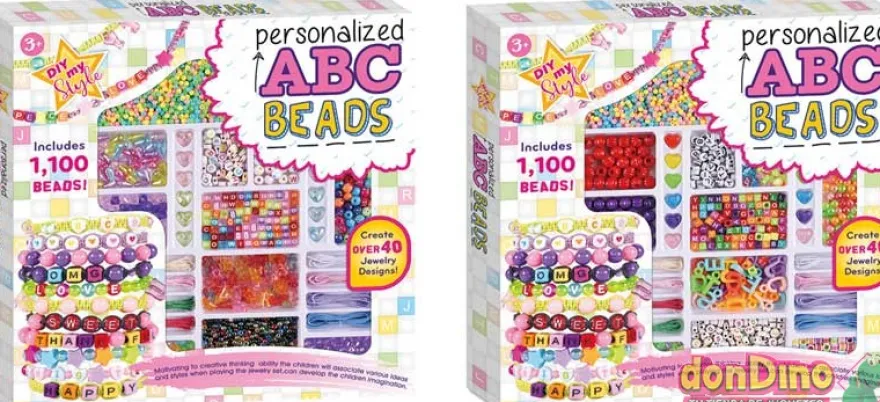 Abalorios abc 1100 pzas. surtidos