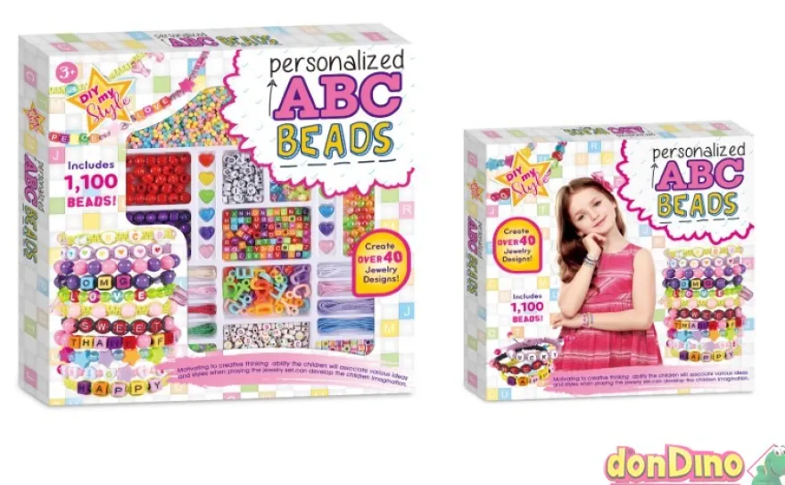 Abalorios abc 1100 pzas. surtidos