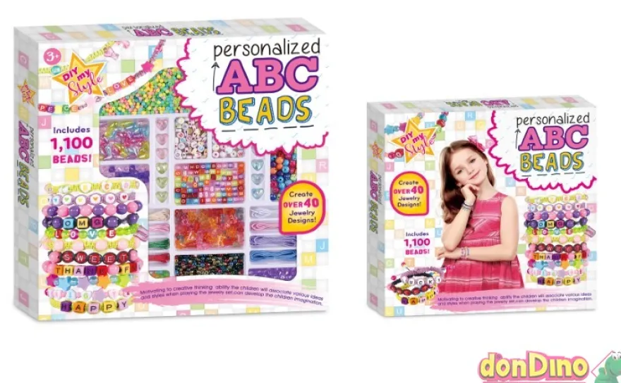 Abalorios abc 1100 pzas. surtidos