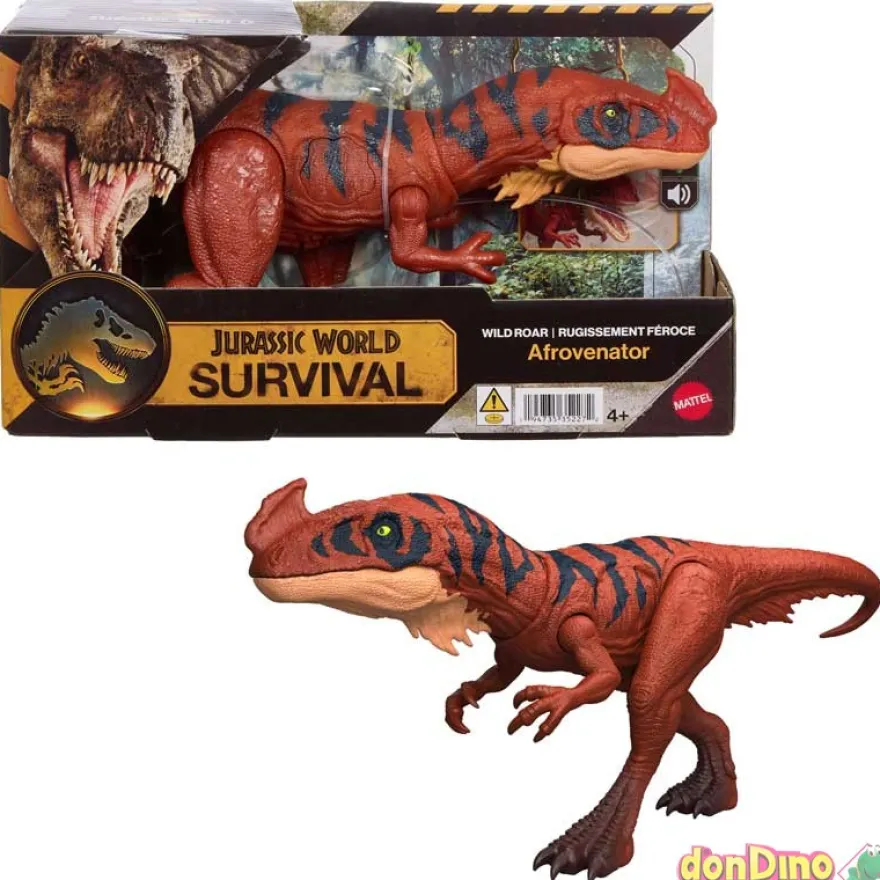 Afrovenator rugido salvaje jurassic world survival - luz y sonido