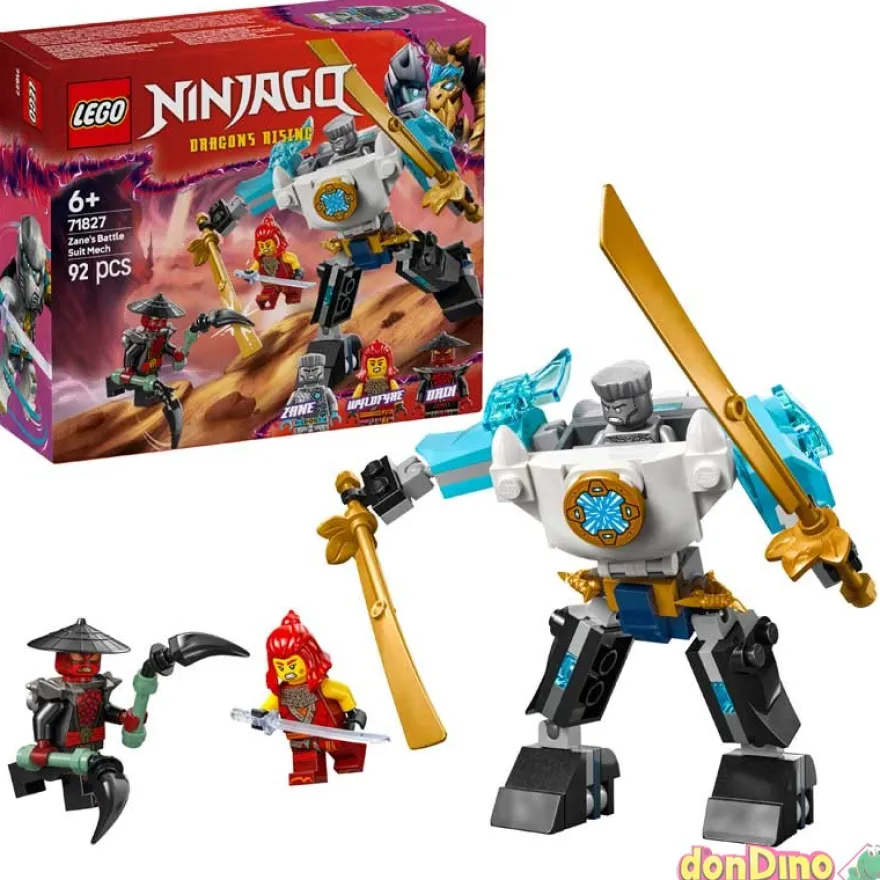 Armadura robotica combate zano lego ninjago dragons rising - 92 pzas.