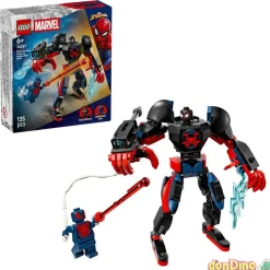Armadura robotica de miles morales vs spider-man 2099 lego marvel 135 pzas.