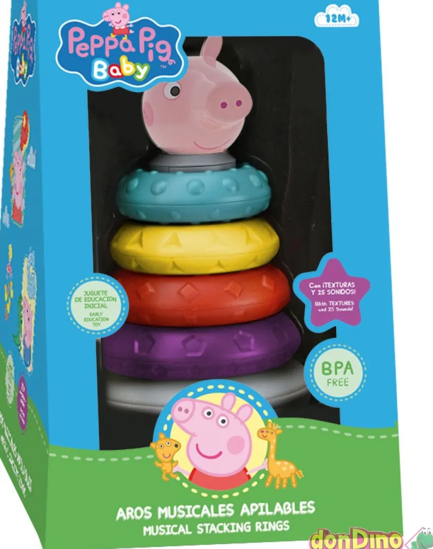 Aros musicales apilables peppa pig