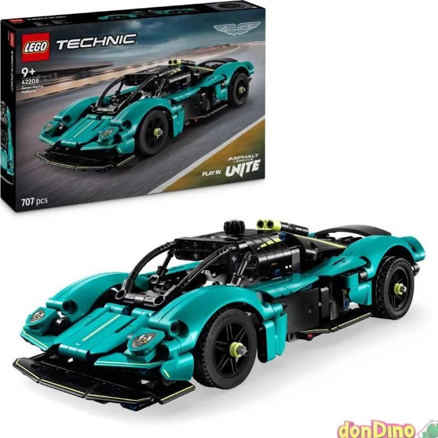 Aston martin valkyrie lego technic 707 pzas.