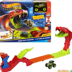 Ataque de la serpiente hot wheels monster trucks - con bone shaker