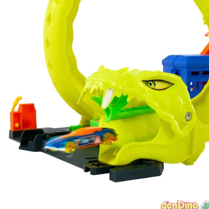Ataque espiral serpiente hot wheels city