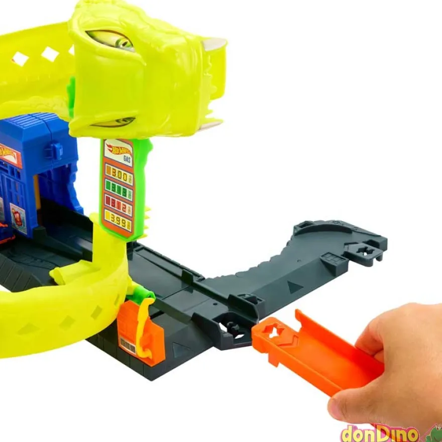 Ataque espiral serpiente hot wheels city