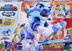 Ataque felino pj masks animal power 20 luces y efectos de sonido - motorizado - 30cm