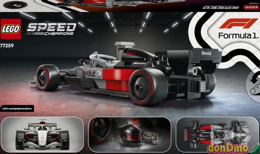 Audi revolut f1 team r26 lego speed champions - 216 pzas.