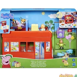 Autobus de fiestas 2 en 1 peppa pig 17 pzas.