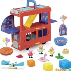 Autobus de fiestas 2 en 1 peppa pig 17 pzas.