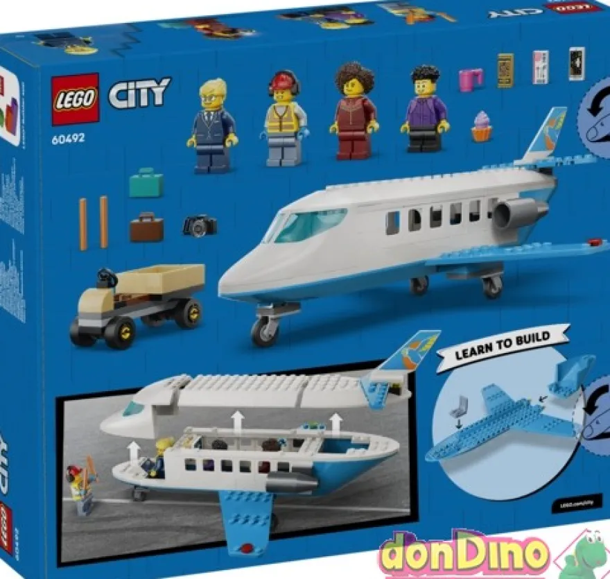 Avion de pasajeros lego city 118 pzas.