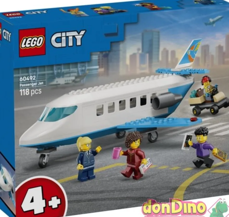 Avion de pasajeros lego city 118 pzas.