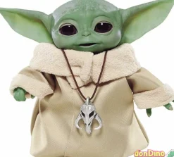 Baby yoda star wars ed.animatronica c/sonido y movimiento