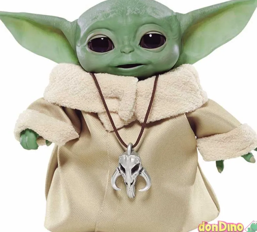Baby yoda star wars ed.animatronica c/sonido y movimiento