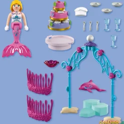 Banquete de boda bajo el mar playmobil