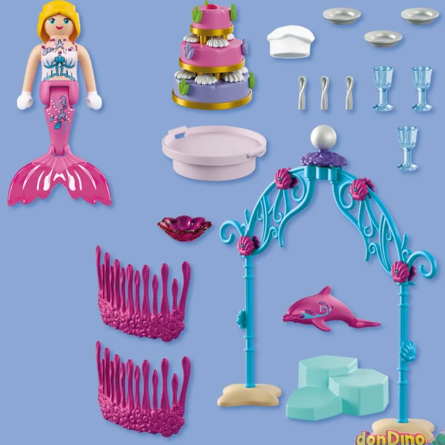 Banquete de boda bajo el mar playmobil