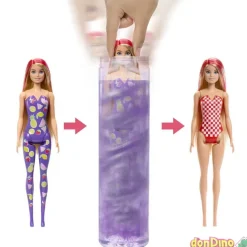 Barbie color reveal frutas dulces 7 sorpresas