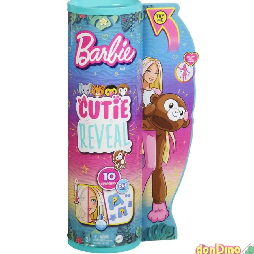 Barbie cutie reveal amigos jungla 10 sorpresas