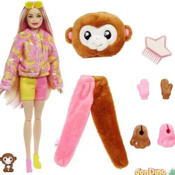 Barbie cutie reveal amigos jungla 10 sorpresas