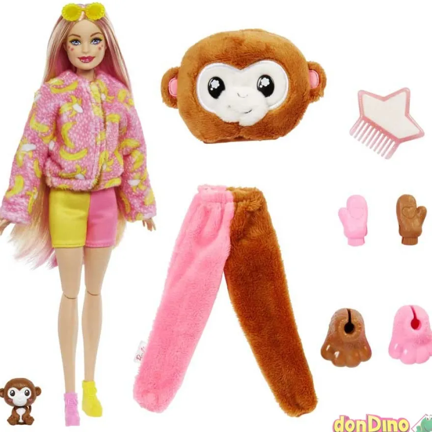 Barbie cutie reveal amigos jungla 10 sorpresas