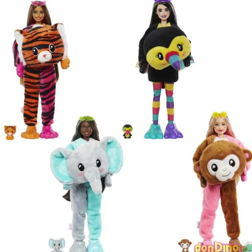 Barbie cutie reveal amigos jungla 10 sorpresas