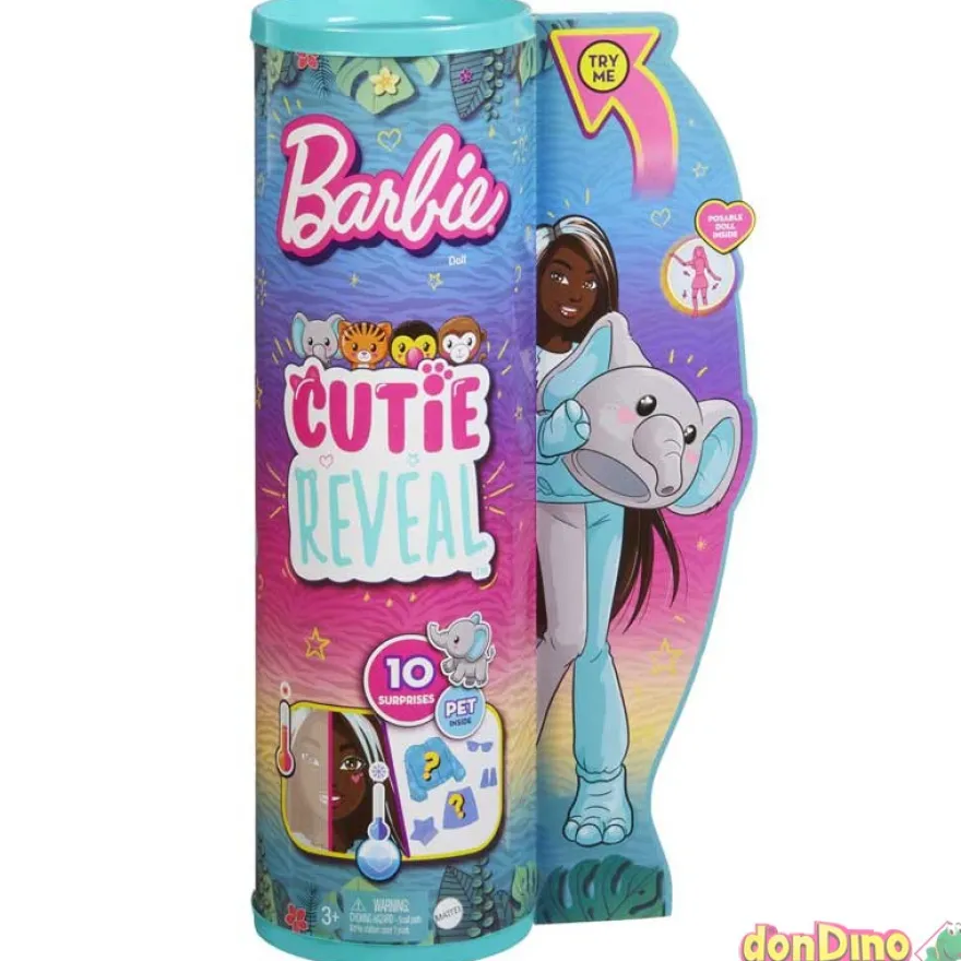 Barbie cutie reveal amigos jungla 10 sorpresas