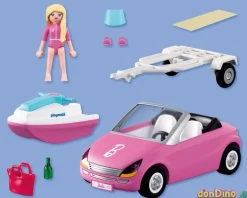 Barbie descapotable playmobil