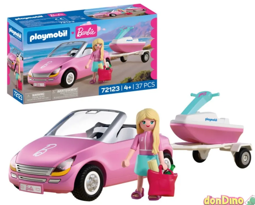 Barbie descapotable playmobil