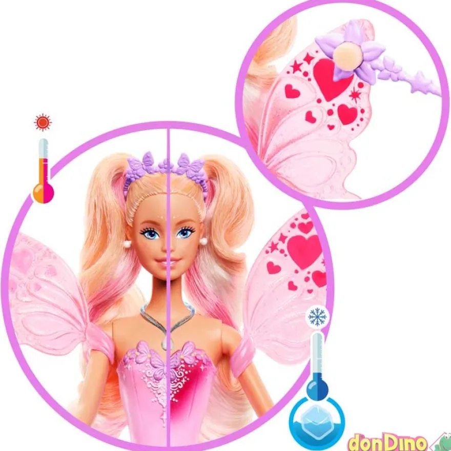 Barbie hada rosa color change
