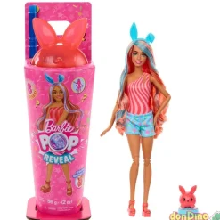 Barbie pop reveal conejito fiesta de animales - 8 sorpresas
