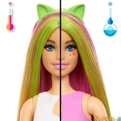 Barbie pop reveal gatito fiesta fiesta de animales - 8 sorpresas
