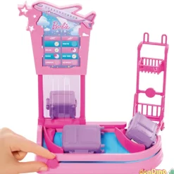 Barbie recogida de equipaje familia y amigos