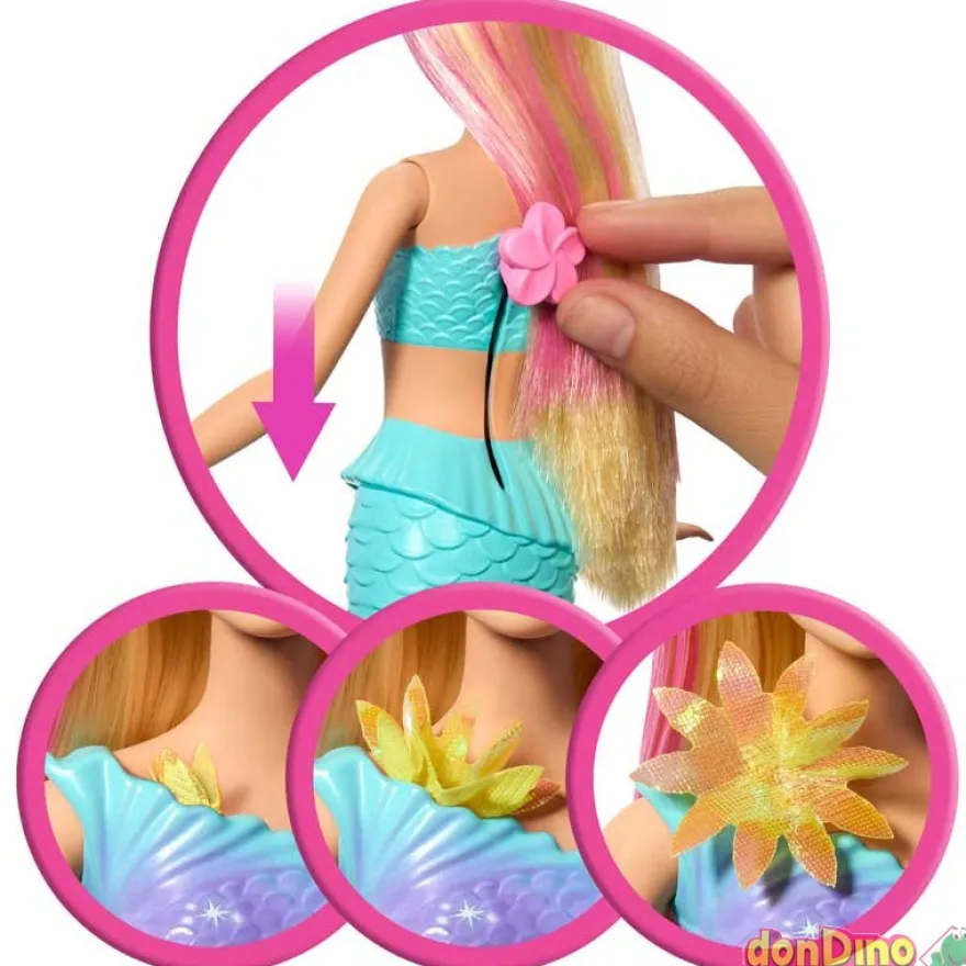 Barbie sirena florece rubia