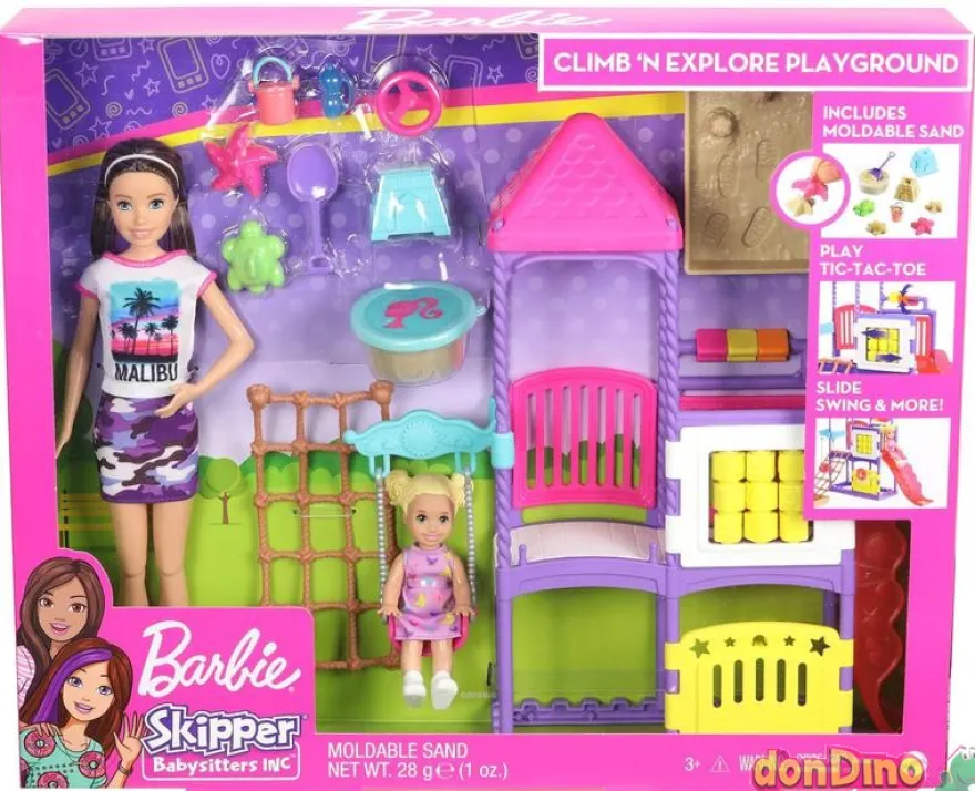 Barbie skipper dia en el parque skipper y niñera