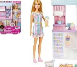 Barbie y su heladeria c/muñeca