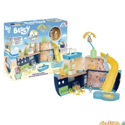 Barco crucero de bluey 15 pzas. con figuras bluey y bingo