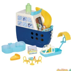 Barco crucero de bluey 15 pzas. con figuras bluey y bingo