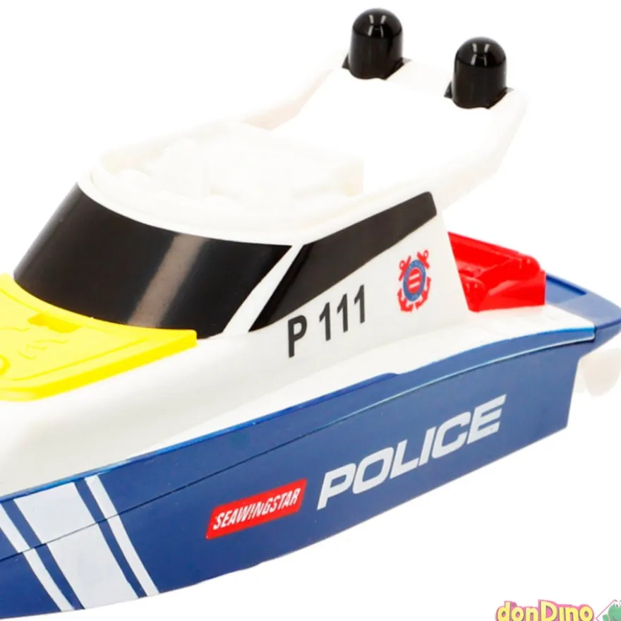 Barco Patrulla Policía R/C Batería