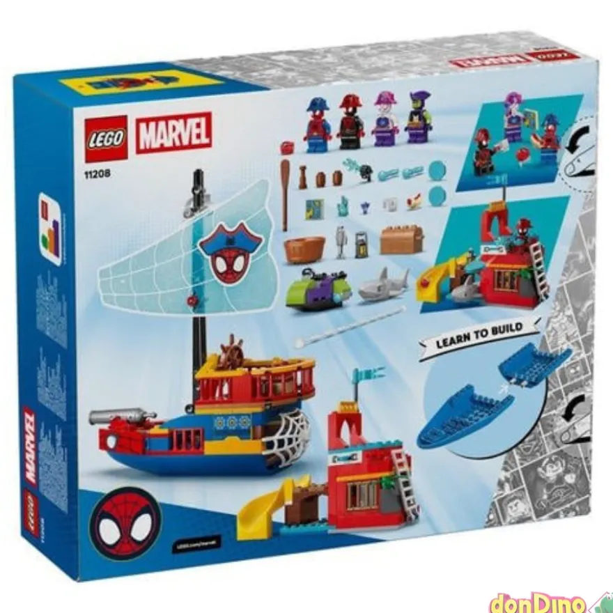 Barco pirata del equipo spidey lego