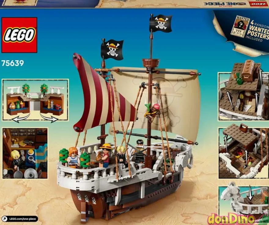 Barco pirata going merry lego one piece - 1376 pzas.