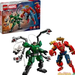Batalla de armaduras roboticas: spider-man vs doc ock lego marvel 315 pzas.