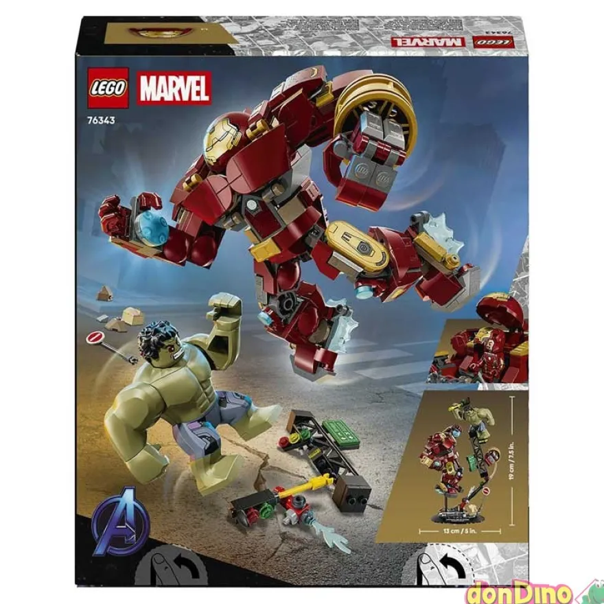 Batalla legendaria: hulkbuster vs. hulk lego super heroes marvel