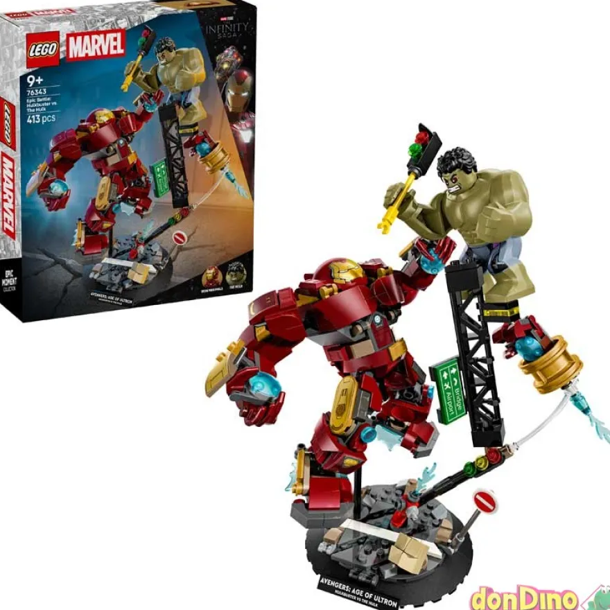 Batalla legendaria: hulkbuster vs. hulk lego super heroes marvel
