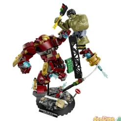 Batalla legendaria: hulkbuster vs. hulk lego super heroes marvel