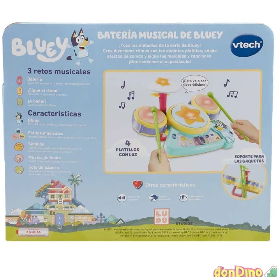 Bateria musical de bluey