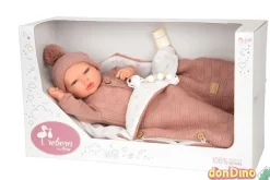 Bebe reborn elba rosa 40 cm. c/saco
