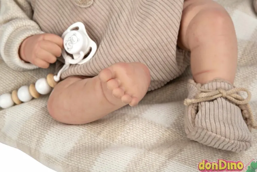 Bebe reborn ruben 45 cm. c/cojin