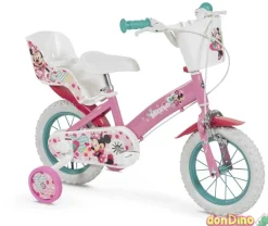 Bicicleta 12'' minnie c/cesta y portamuñeca
