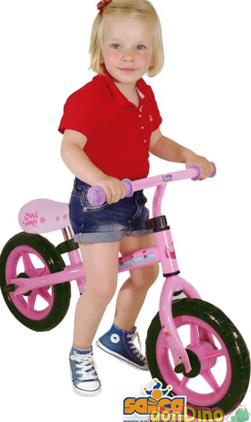 Bicicleta sin pedales peppa pig